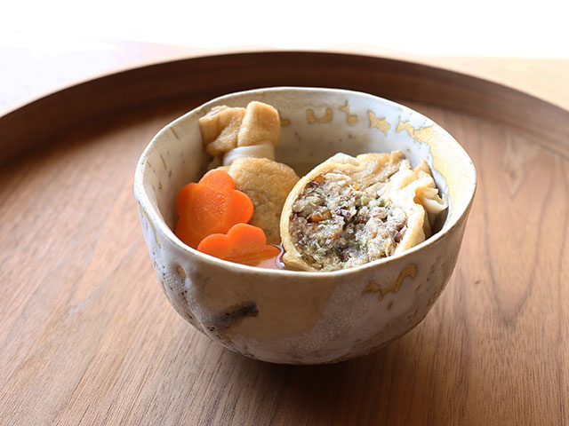ブリの巾着煮