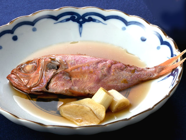 金目鯛の煮付け　醤油味