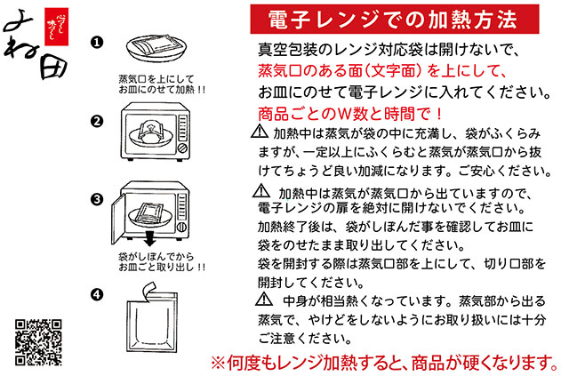 電子レンジ加熱方法